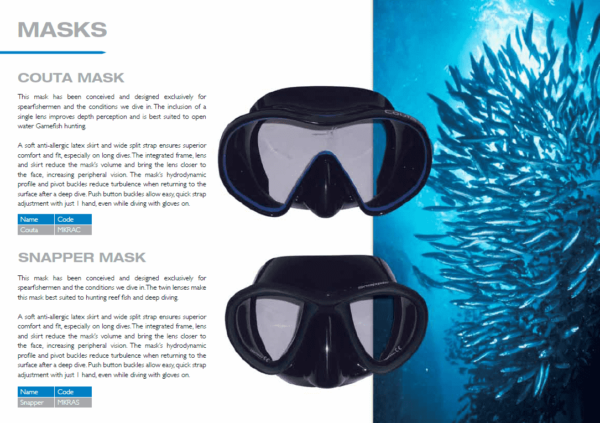 Rob Allen spearfishing mask