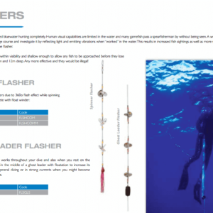 Spearfishing equipment - spinner flasher