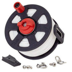 Rob Allen speargun reel loaded with Dynema
