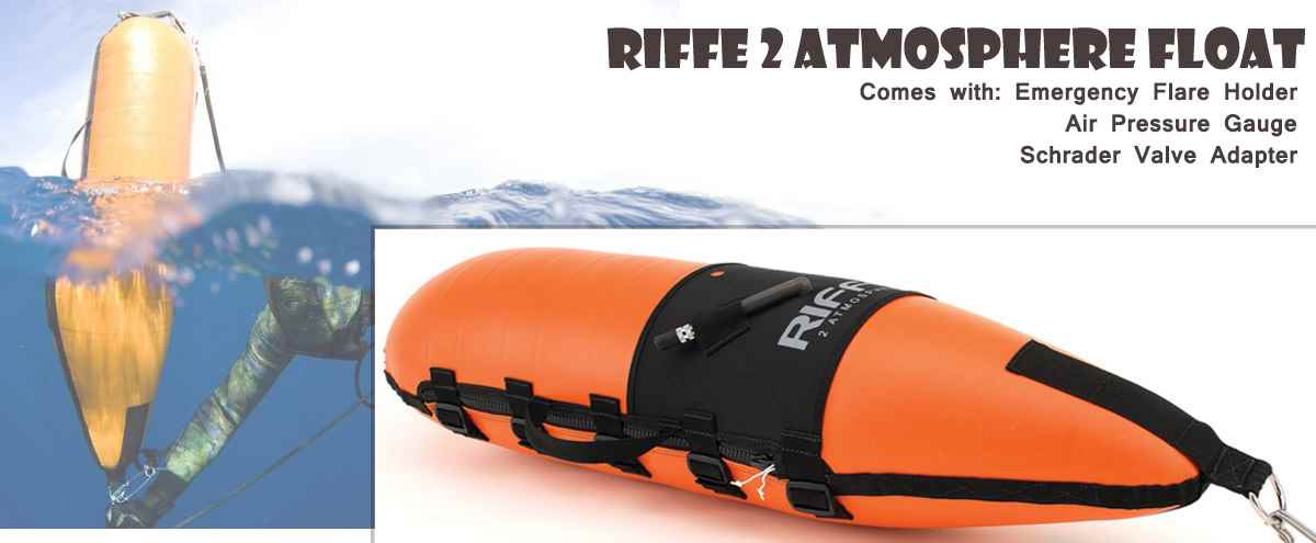 Riffe 3 Atmosphere Torpedo Float - Spearfishing UK