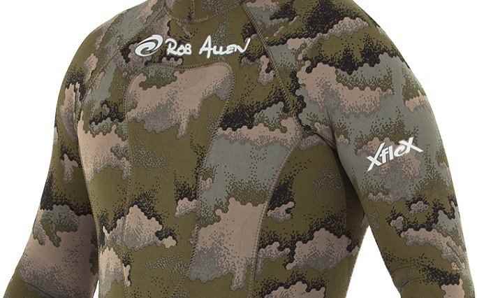 Rob Allen Wetsuit Digital Green Camo - Spearfishing UK