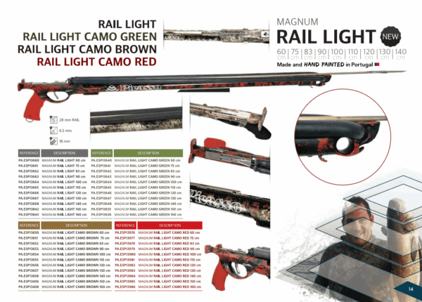 Picasso Magnum Rail Speargun Light - Black - Image 2