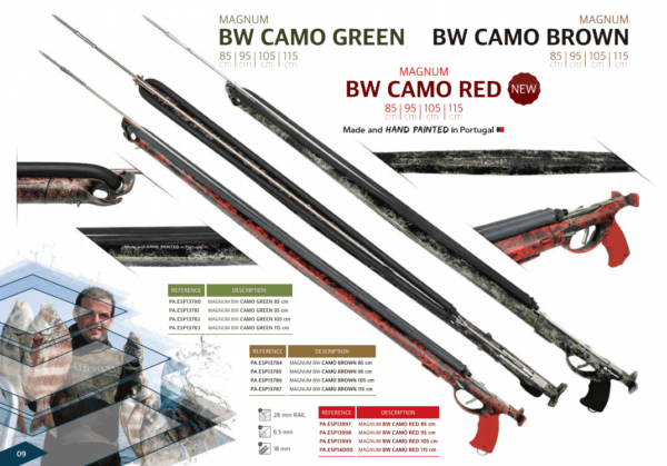 Picasso Magnum BW Aluminium Speargun Green Camo 85cm - Image 3