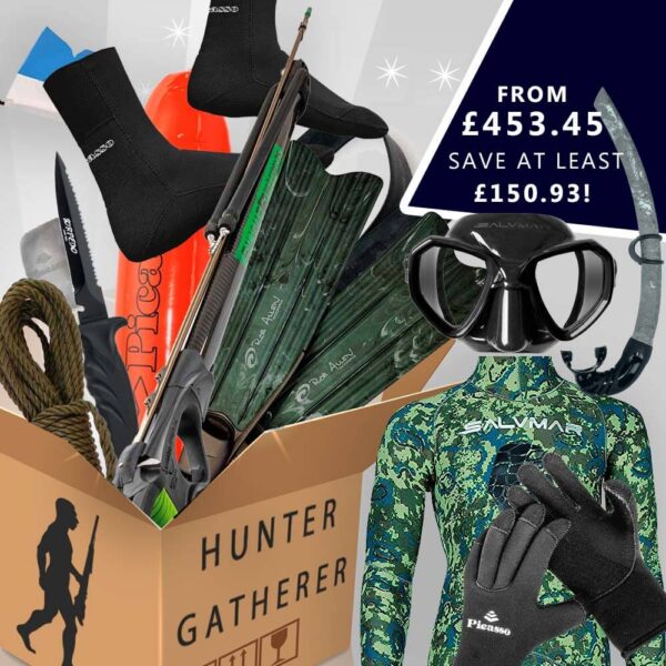 Hunter gatherer spearfishing gear package