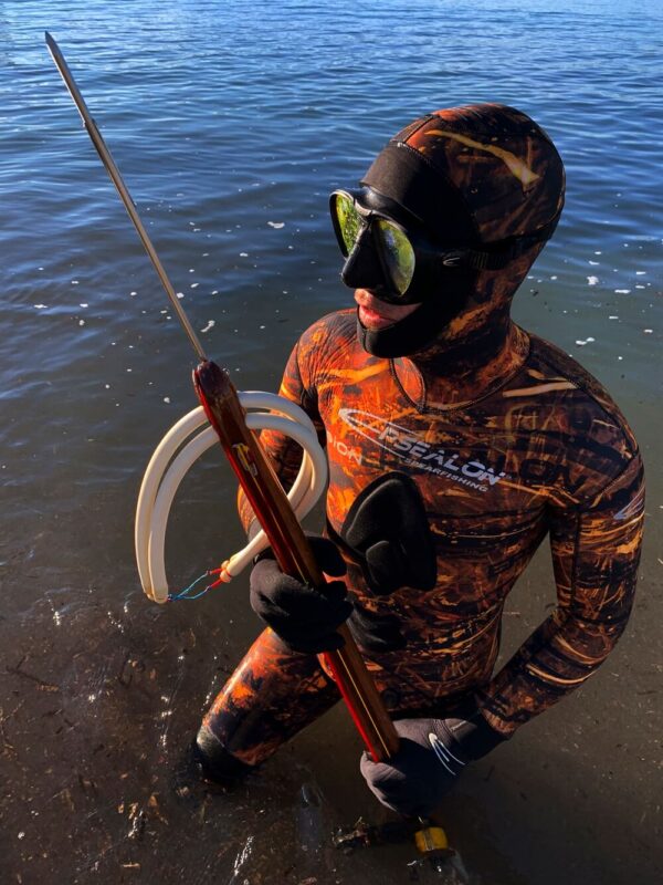 Epsealon 7mm Wetsuit Jacket Brown Fusion Spearfishing UK