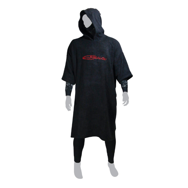 country road hooded towel