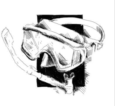 Spearfishing mask