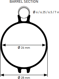 Viper Pro DS Barrel Section