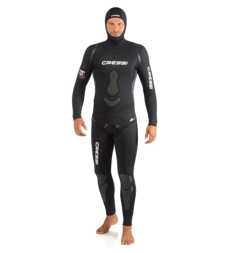 Cressi Apnea black complete wetsuit Spearfishing UK