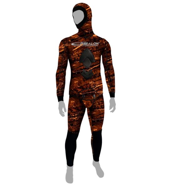 Epsealon Brown Fusion Wetsuit Jacket - Image 5