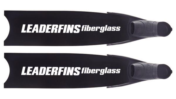 Leaderfins Abyss Pro fins white and black