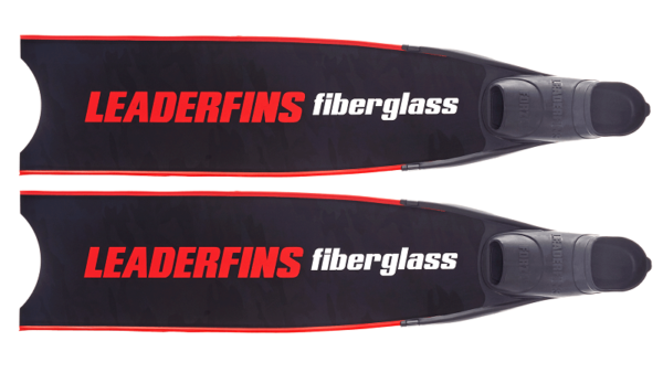 Leaderfins black cami bi-fins red and black