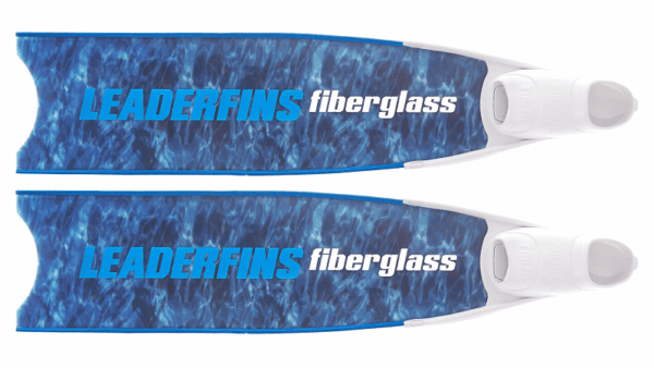 Leaderfins Custom Blue Camo bi-fins - Image 5