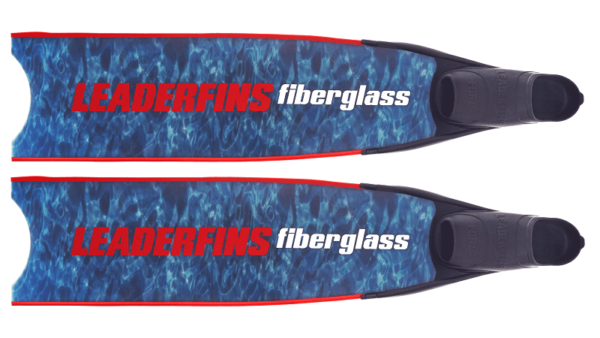 Leaderfins Custom Blue Camo bi-fins - Image 6
