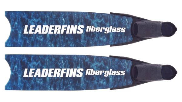 Leaderfins Custom Blue Camo bi-fins - Image 7