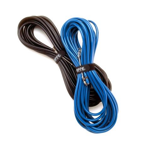 Riffe Vinyl Float Line Assembly - black and blue