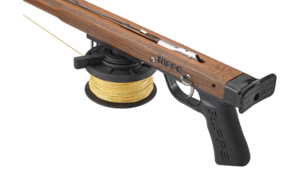 Riffe low pro horizontal reel handle