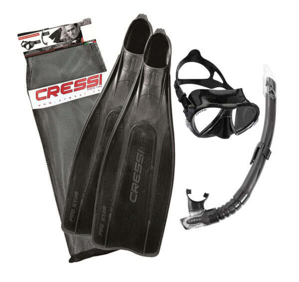 Cressi Pro Star Bag Snorkelling Set