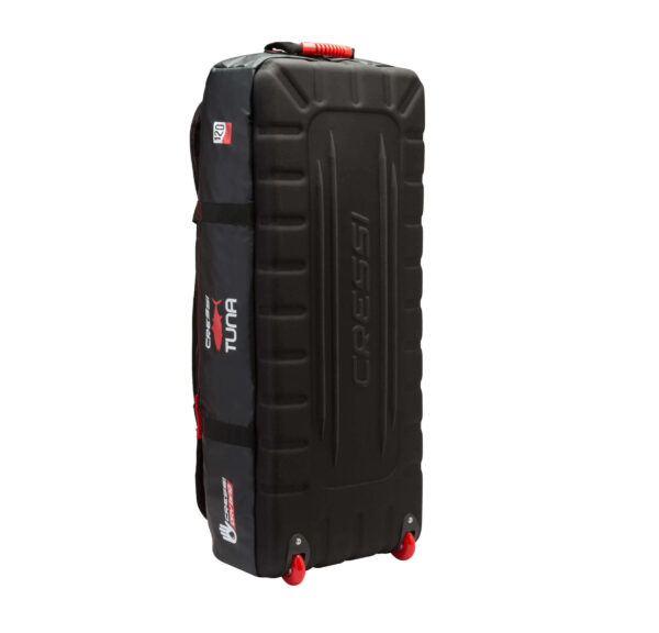 Cressi Tuna Wheel Bag - Black/Red - Image 2