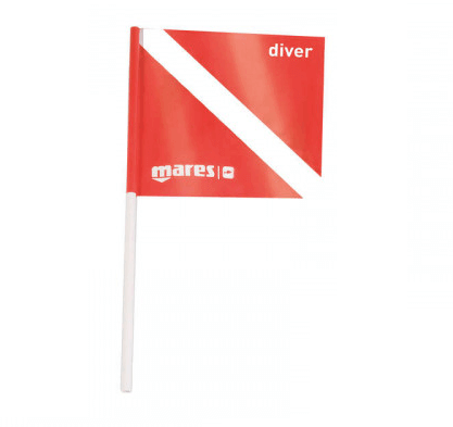 Mares Dive Flag 18,5 X 18,5 cm