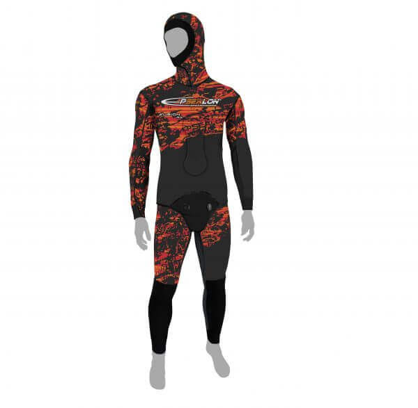 Epsealon Red Fusion Skin wetsuit - Image 2