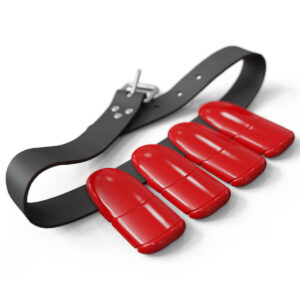 Lobster weight belt large red
