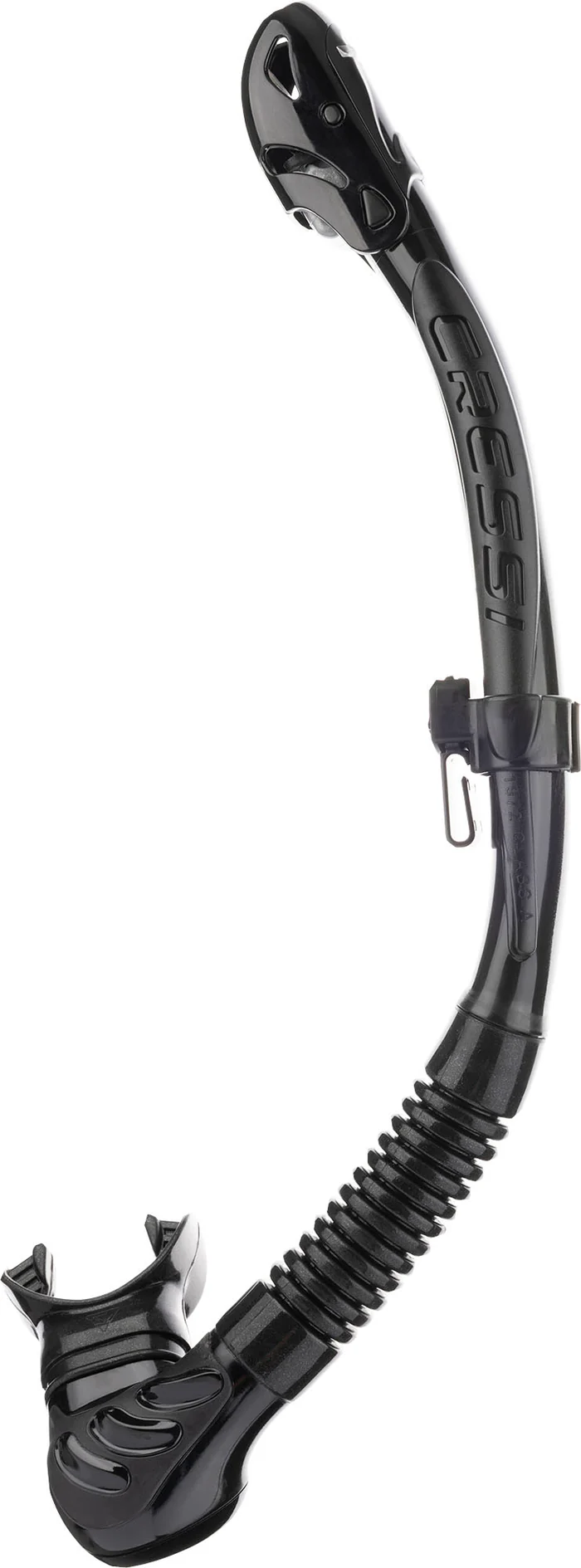 Cressi Alpha Ultra Dry Black Valve Snorkel - Image 5