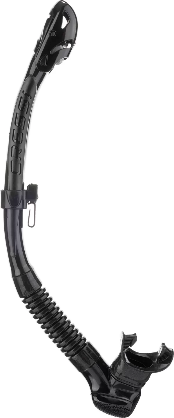 Cressi Alpha Ultra Dry Black Valve Snorkel - Image 6
