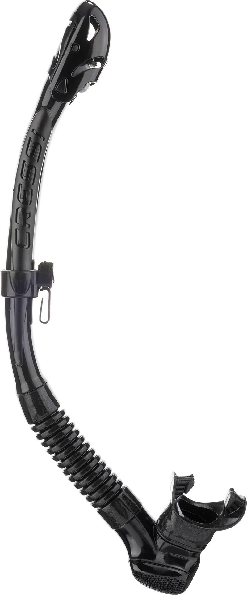 Cressi Alpha Ultra Dry Black Valve Snorkel - Image 6