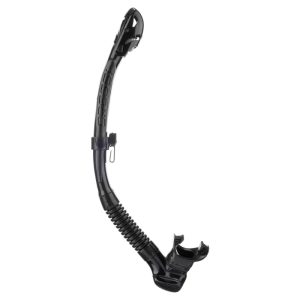 Cressi Alpha Ultra Dry Black Valve Snorkel