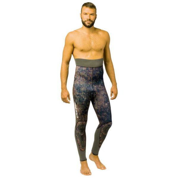 Cressi Seppia green/brown camouflage wetsuit Trousers - Image 3