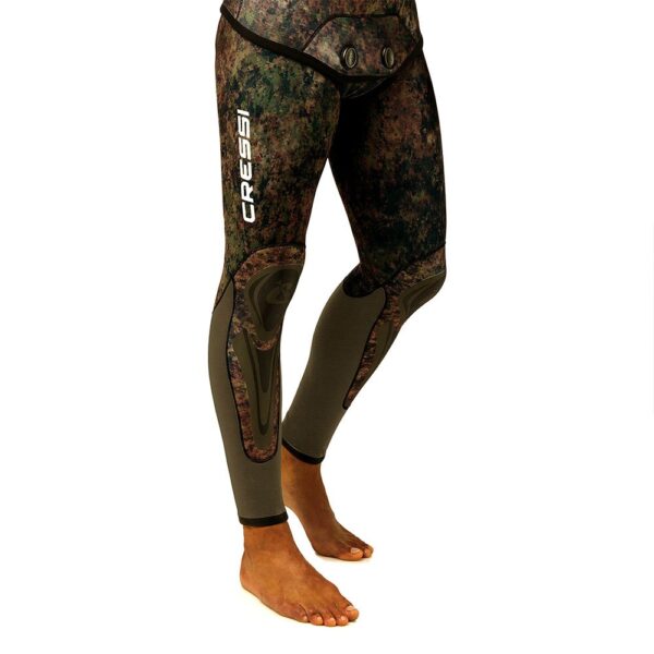 Cressi Seppia green/brown camouflage wetsuit Trousers - Image 2