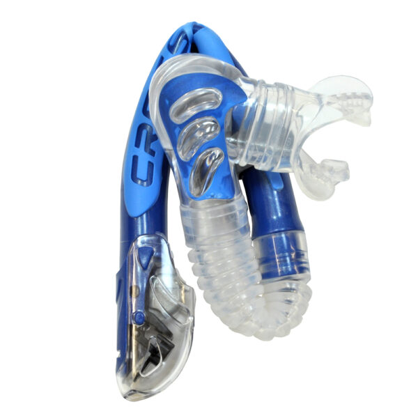 Cressi Alpha Ultra Dry Black Valve Snorkel - Image 3