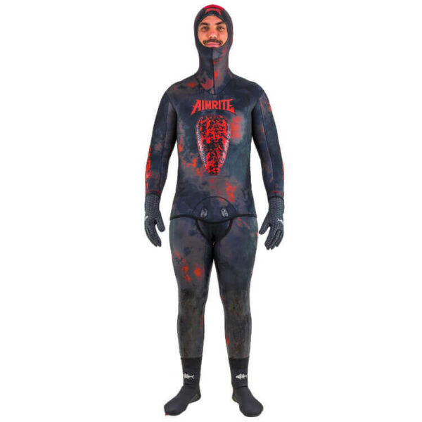 Aimrite Vermilion Camouflage 5.0mm Wetsuit - Image 3