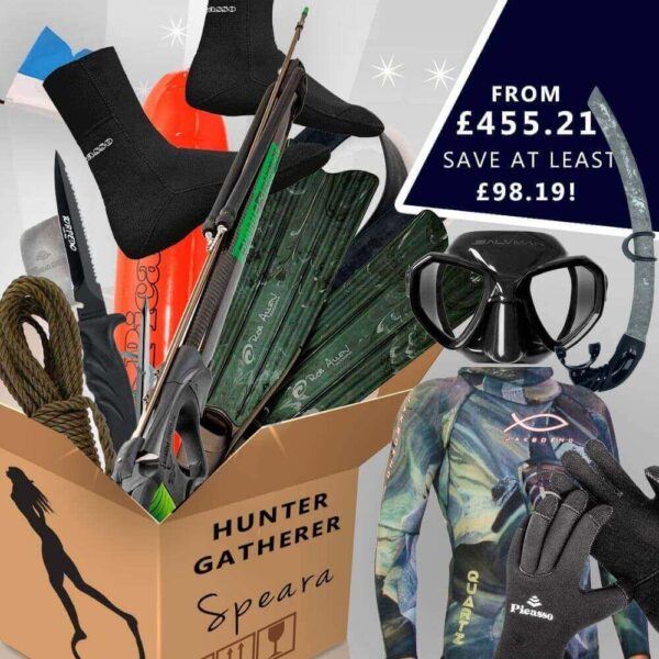 Hunter gatherer spearfishing gear package for spearas / women