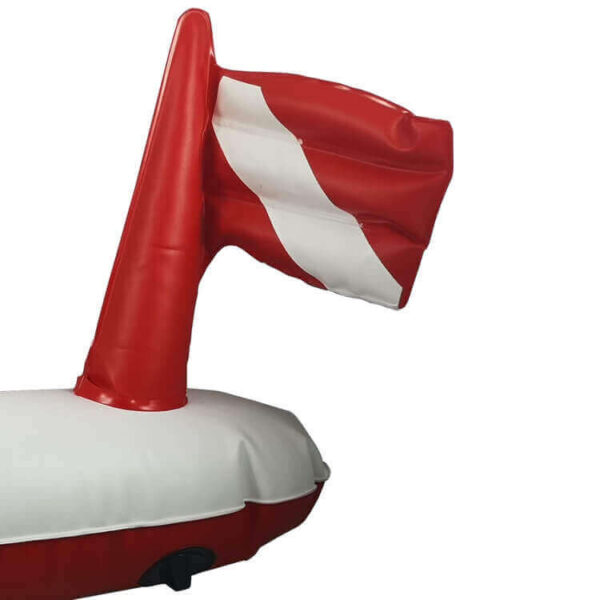 Sigalsub torpedo red/white buoy with line - Image 4
