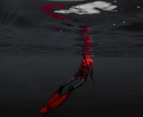 DiveR RED Innegra Spearfishing Fins - Image 5