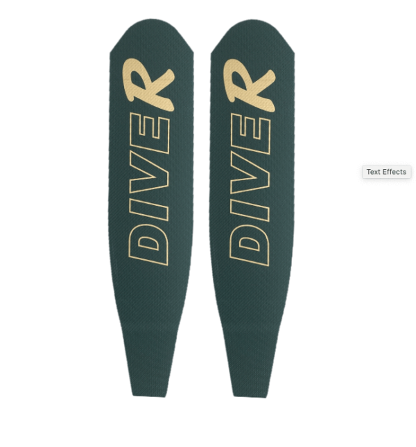 DiveR Copper Carbon Spearfishing Fins - Image 5