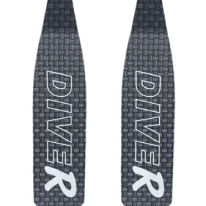 DiveR Grey Innegra V2 Spearfishing Fins