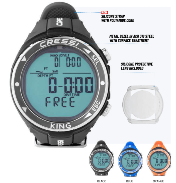 Cressi King Apnea Watch - Image 4