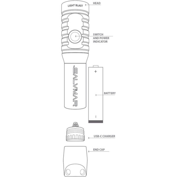 Salvimar Light Blast Spearfishing Torch - Image 2