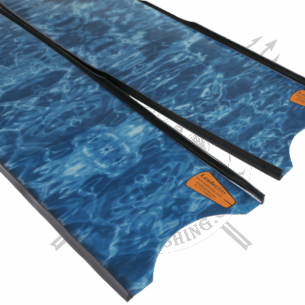 Leaderfins Blue Camo blades