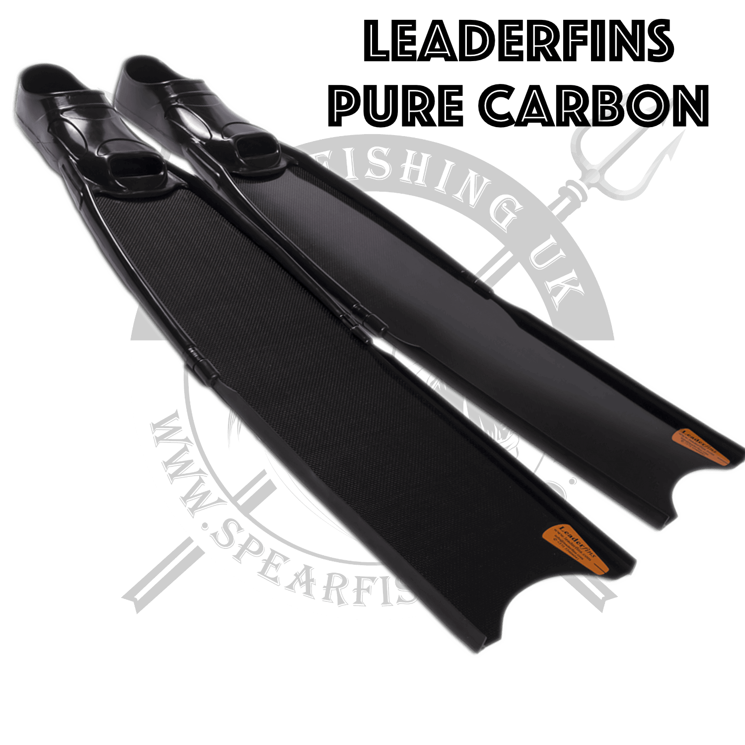 Leaderfins 100% Pure Carbon Freediving Spearfishing Fins - ALL SIZES