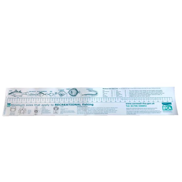 Cornwall IFCA Recreational Minimum Size Sticker