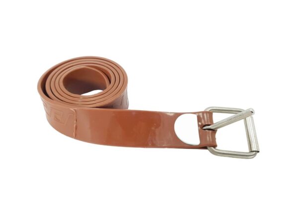 Meandros Brown Silicone 5mm Belt