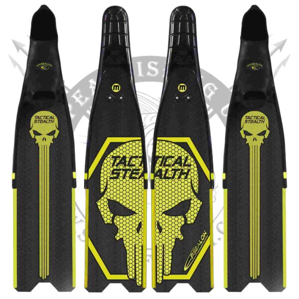 Epsealon Tactical Stealth Carbon Fins with Epsealon Pockets