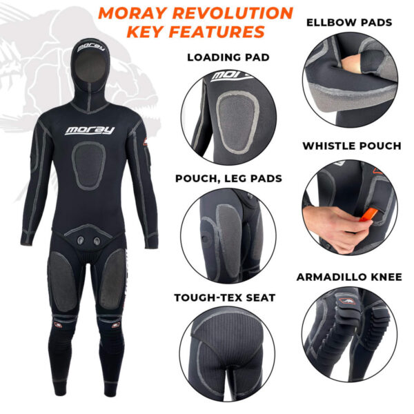 Moray Revolution Commercial Black 7mm Size 58 - Image 2