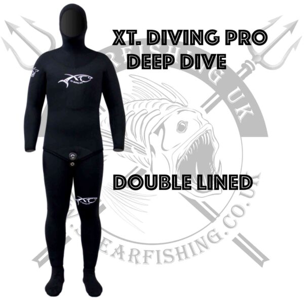 XT Diving Pro Custom Deep Dive- Double Lined Black