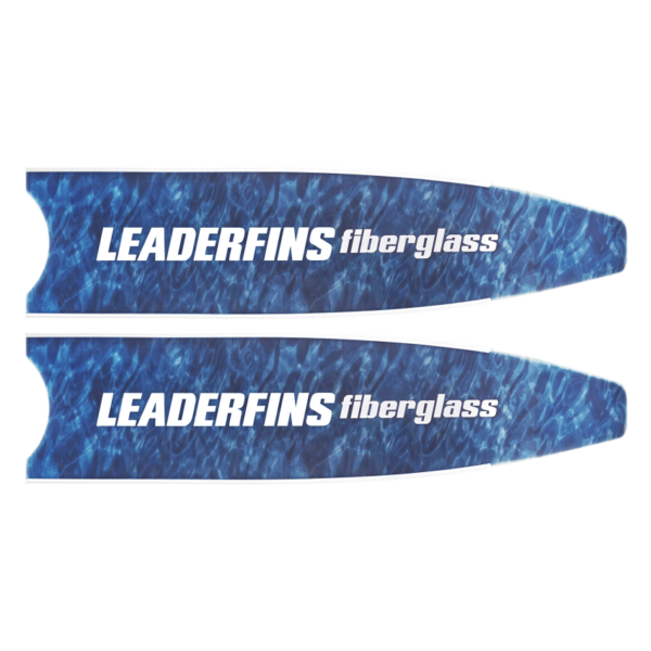 Leaderfins Custom Blue Camo Blades