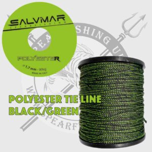 Salvimar Black/Green Polyester Tie Line - 2m